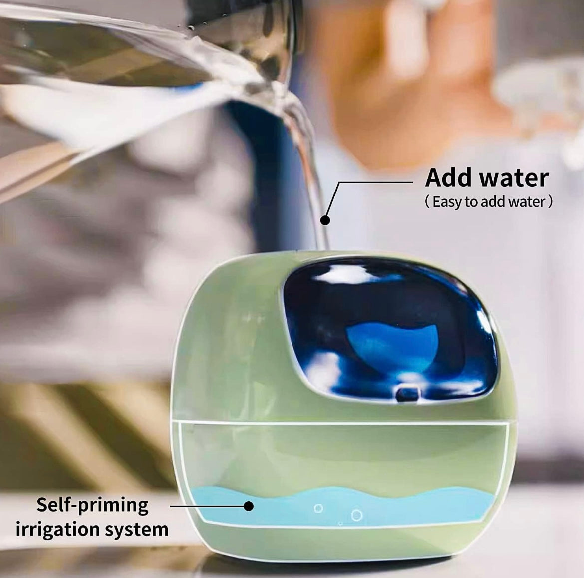 Smart Bloomie Bot – AI Interactive Pet Planter with Emotions & Gestures | Cute Robotic Flower Pot for Home, Office, or School Decor