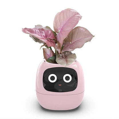 Smart Bloomie Bot – AI Interactive Pet Planter with Emotions & Gestures | Cute Robotic Flower Pot for Home, Office, or School Decor