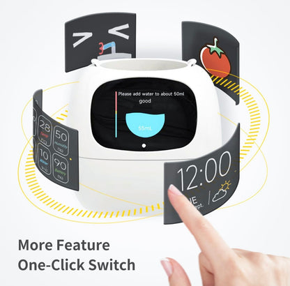 Smart Bloomie Bot – AI Interactive Pet Planter with Emotions & Gestures | Cute Robotic Flower Pot for Home, Office, or School Decor